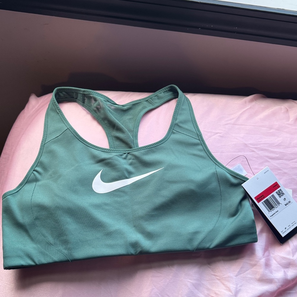 Nike Women's Sage Green Sports Bra